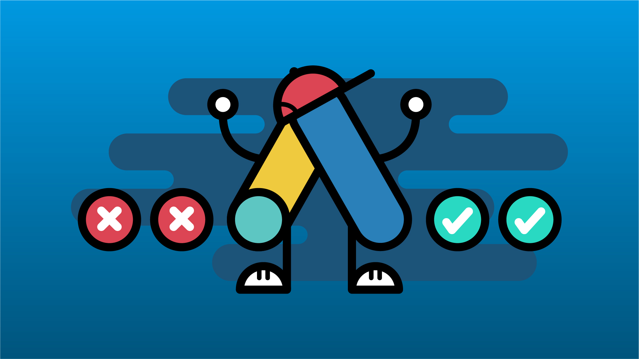 An illustrated version of the Google Analytics icon