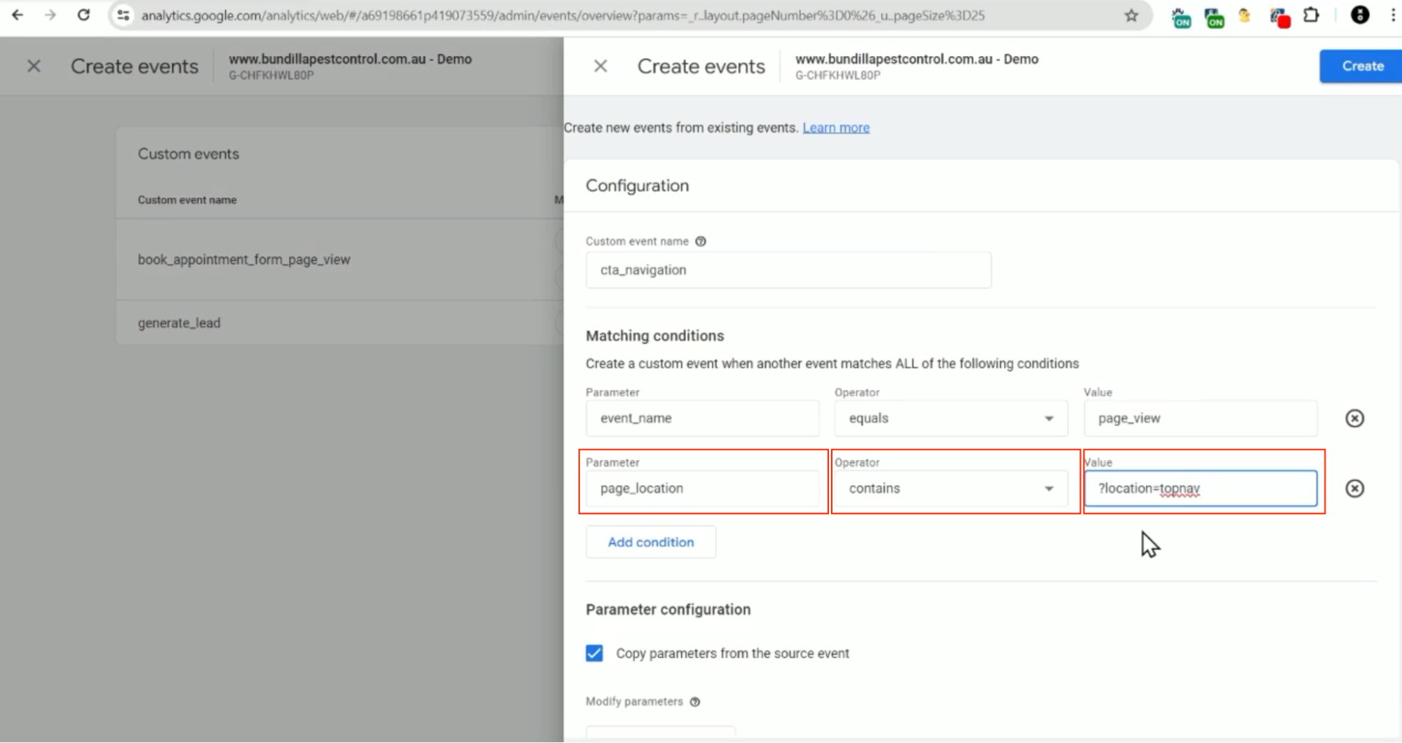 Adding a Parameter to custom GA4 Event