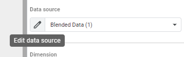 Edit data source in Looker Studio