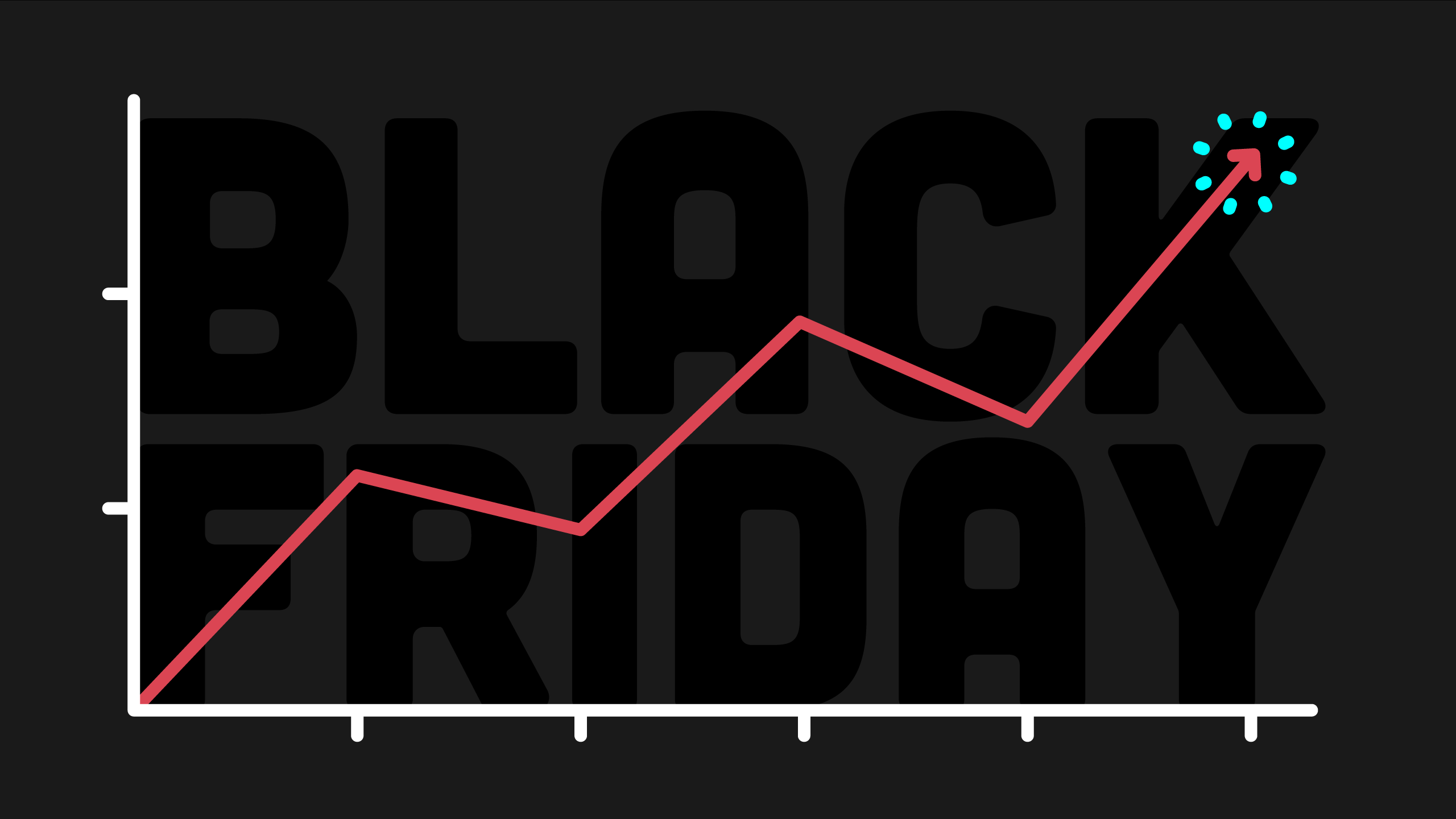 Line chart with red line trending upwards